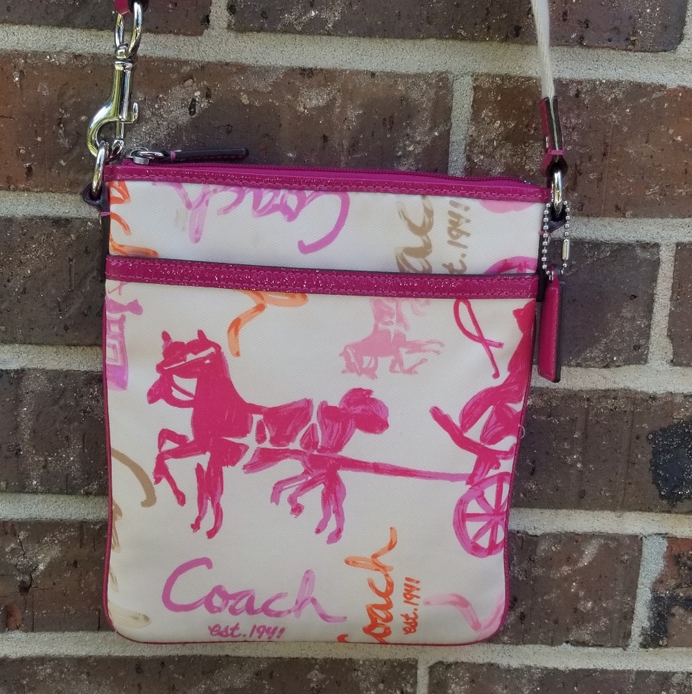 NWOT Coach Horse & Carriage  Crossbody